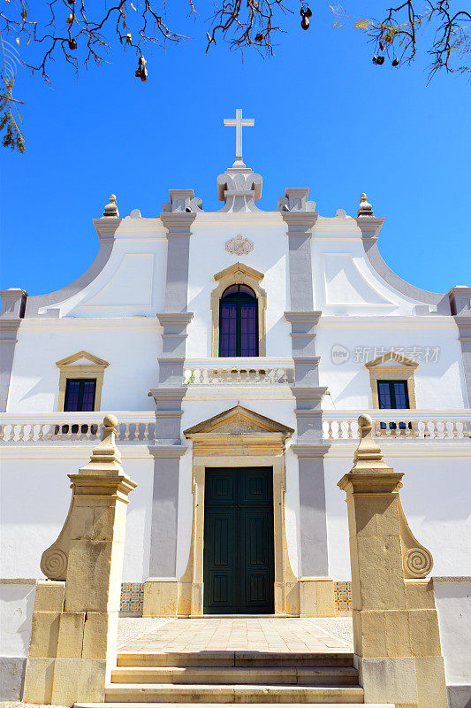 主教堂的正面，Lagoa, Algarve，葡萄牙